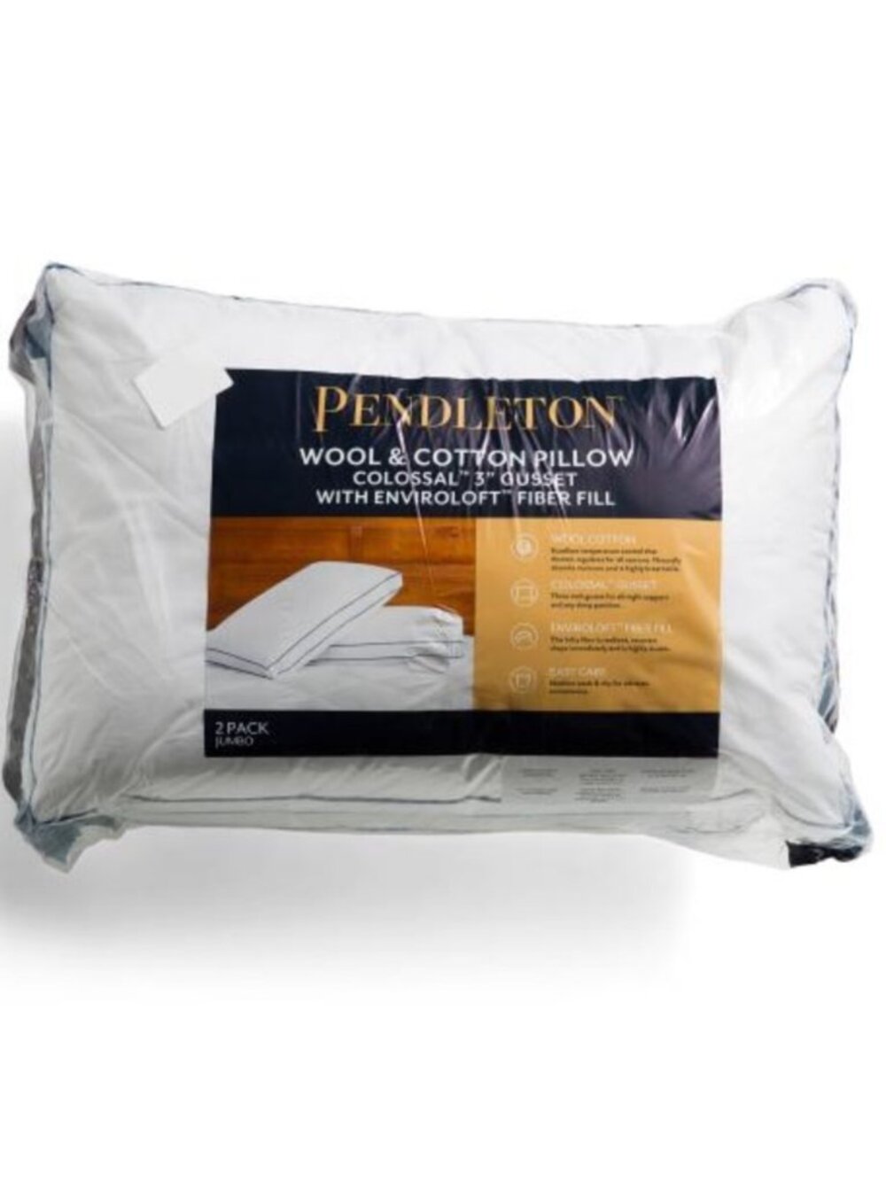 Pendleton Wool & Cotton Pillow -2Pk